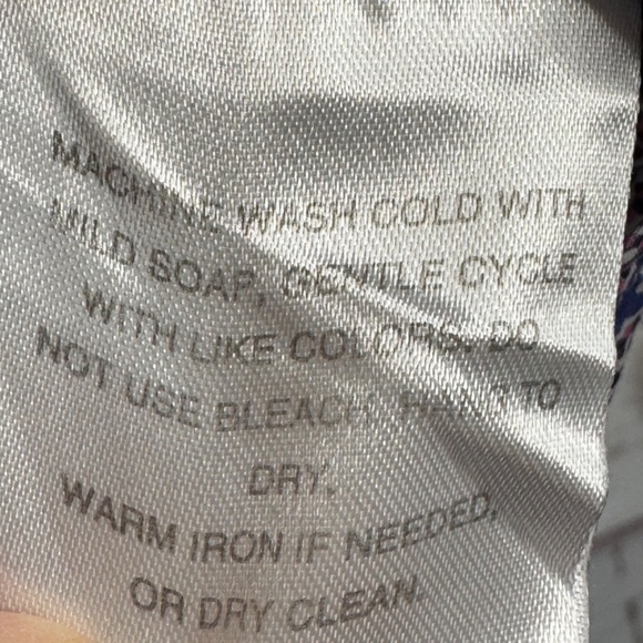 Tallia Mens Purple Mandala Collard Button Up Dress Up Shirt Sz. Medium M 15 1/2 - Picture 10 of 12